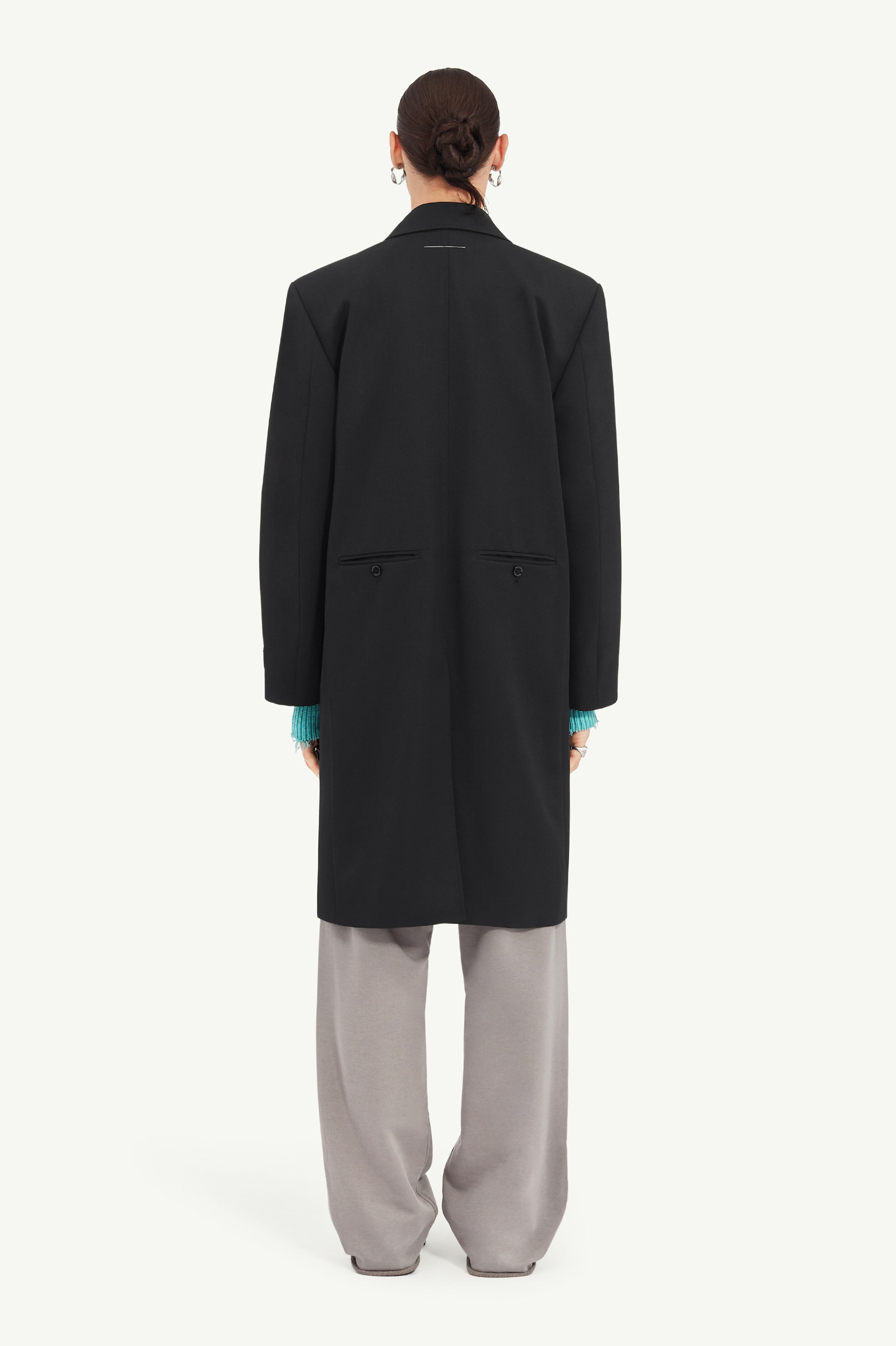 Wool Gabardine Coat - 4