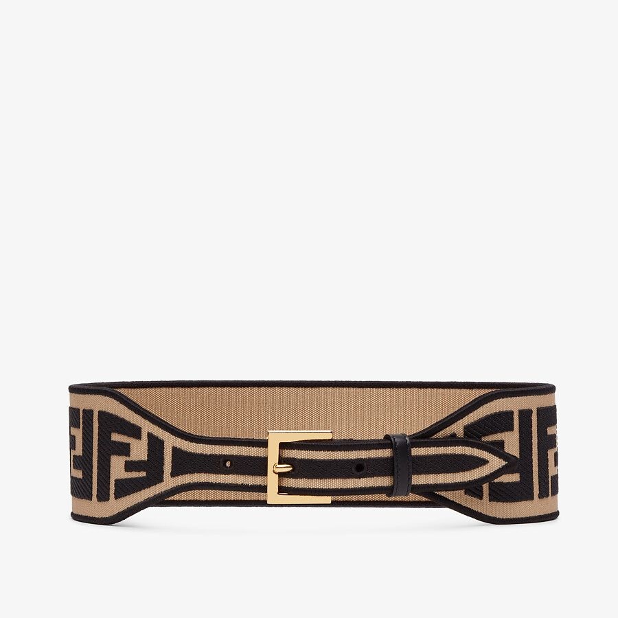 Brown canvas belt - 1