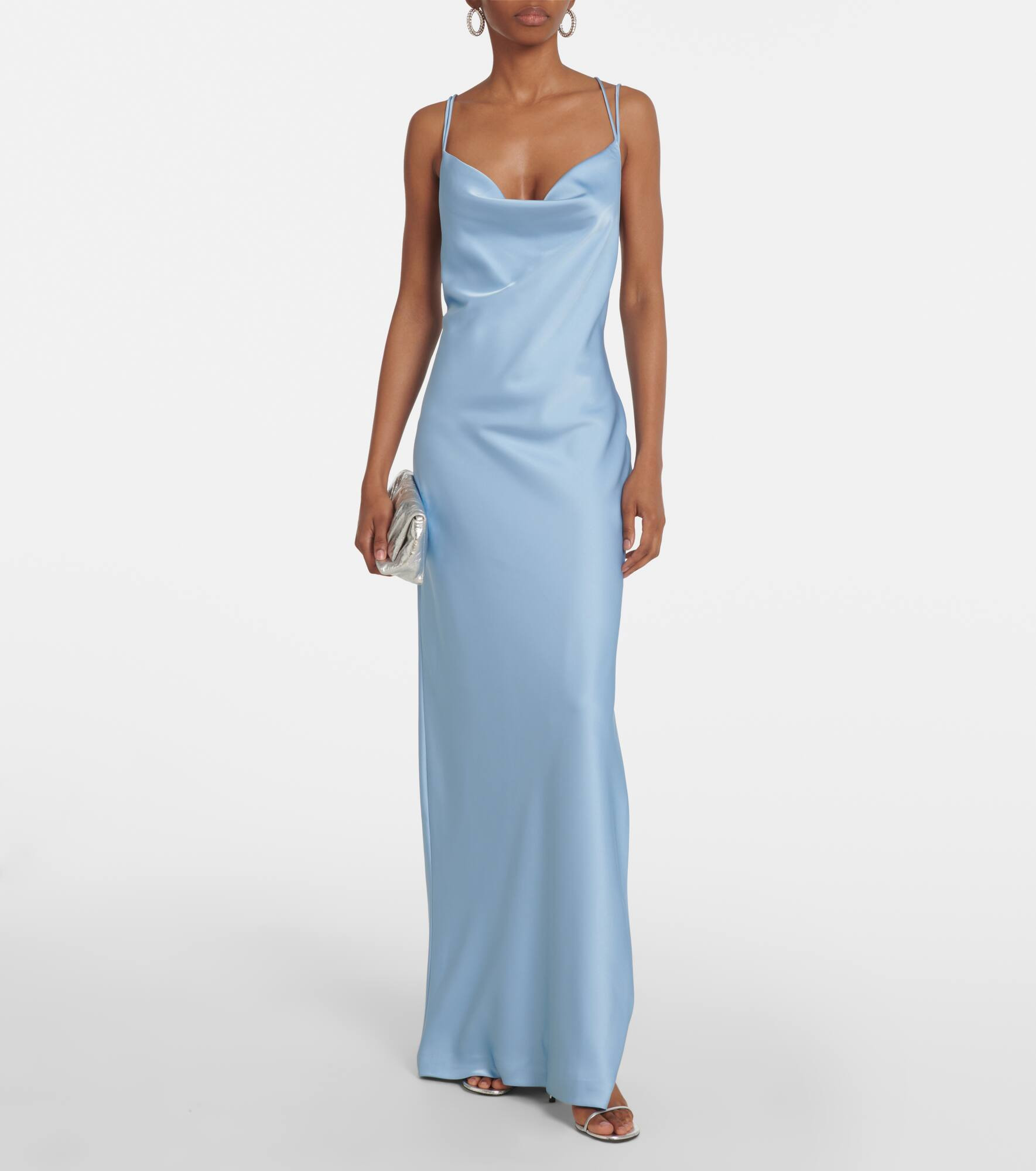 Bridal satin slip dress - 2