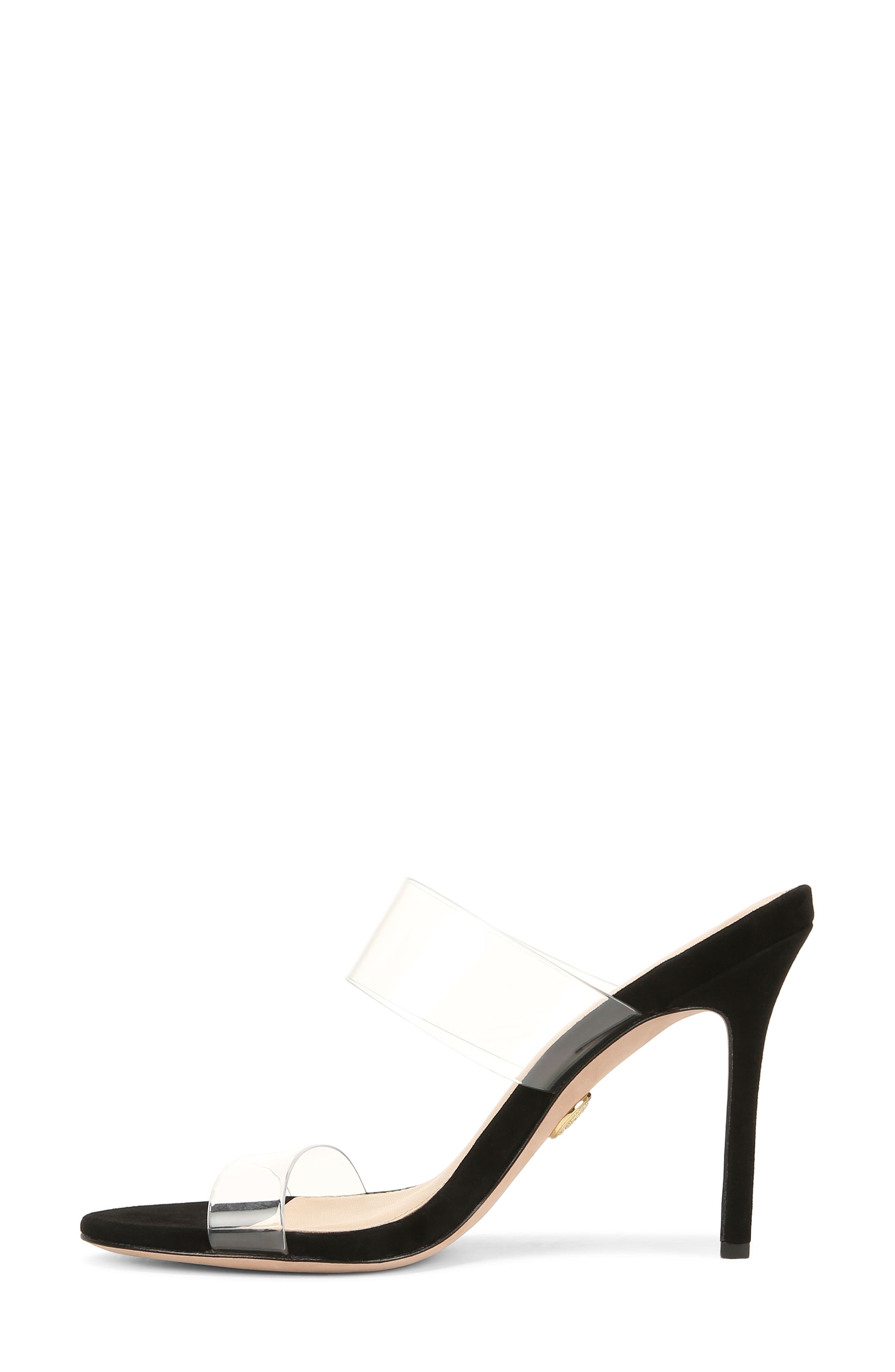 Veronica Beard Asha Sandal in Black/Clear at Nordstrom - 8