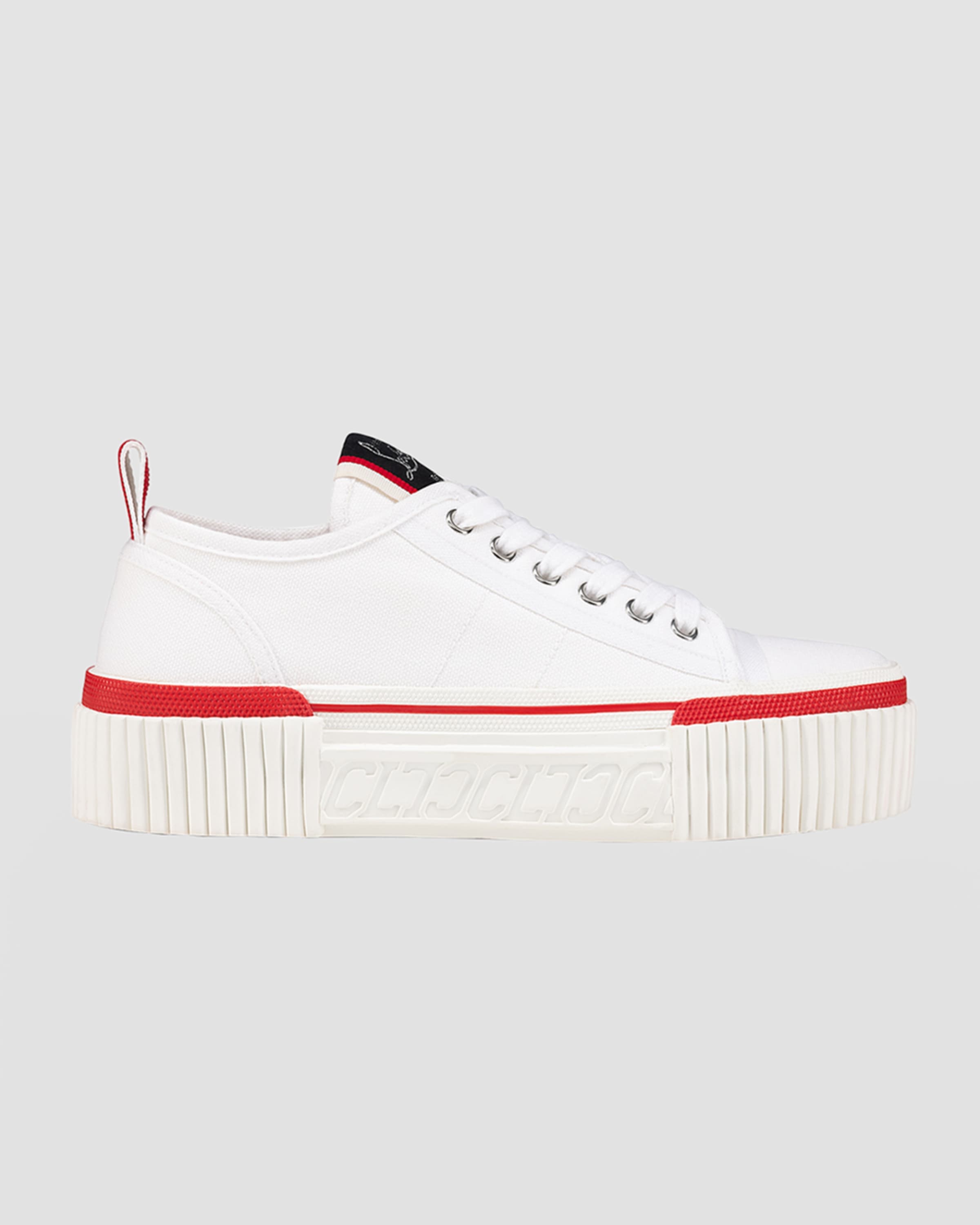 Super Pedro Low-Top Red Sole Sneakers - 1