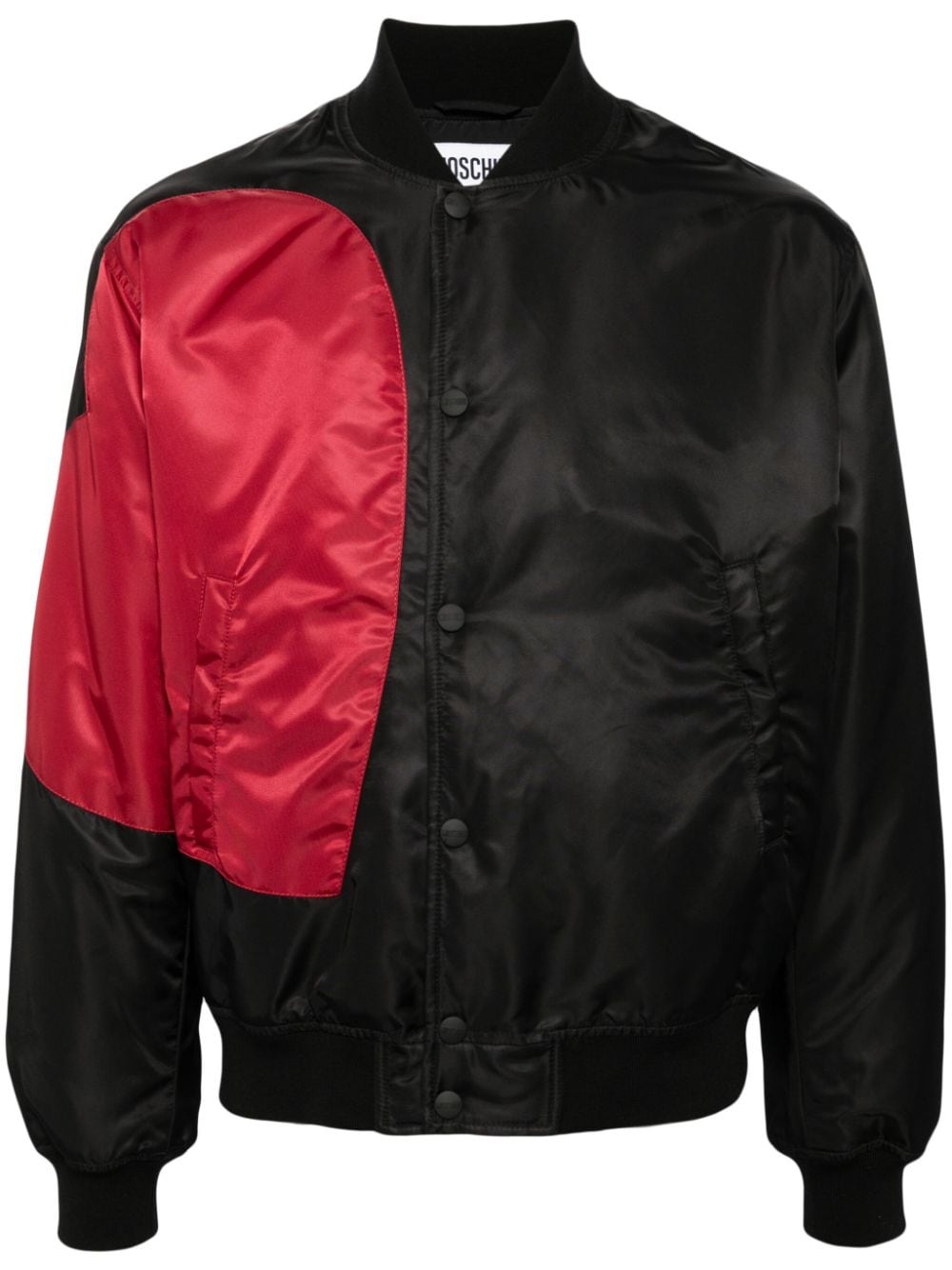 heart shape panel bomber jacket - 1