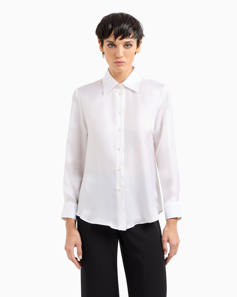 GIORGIO ARMANI Organic silk shirt outlook