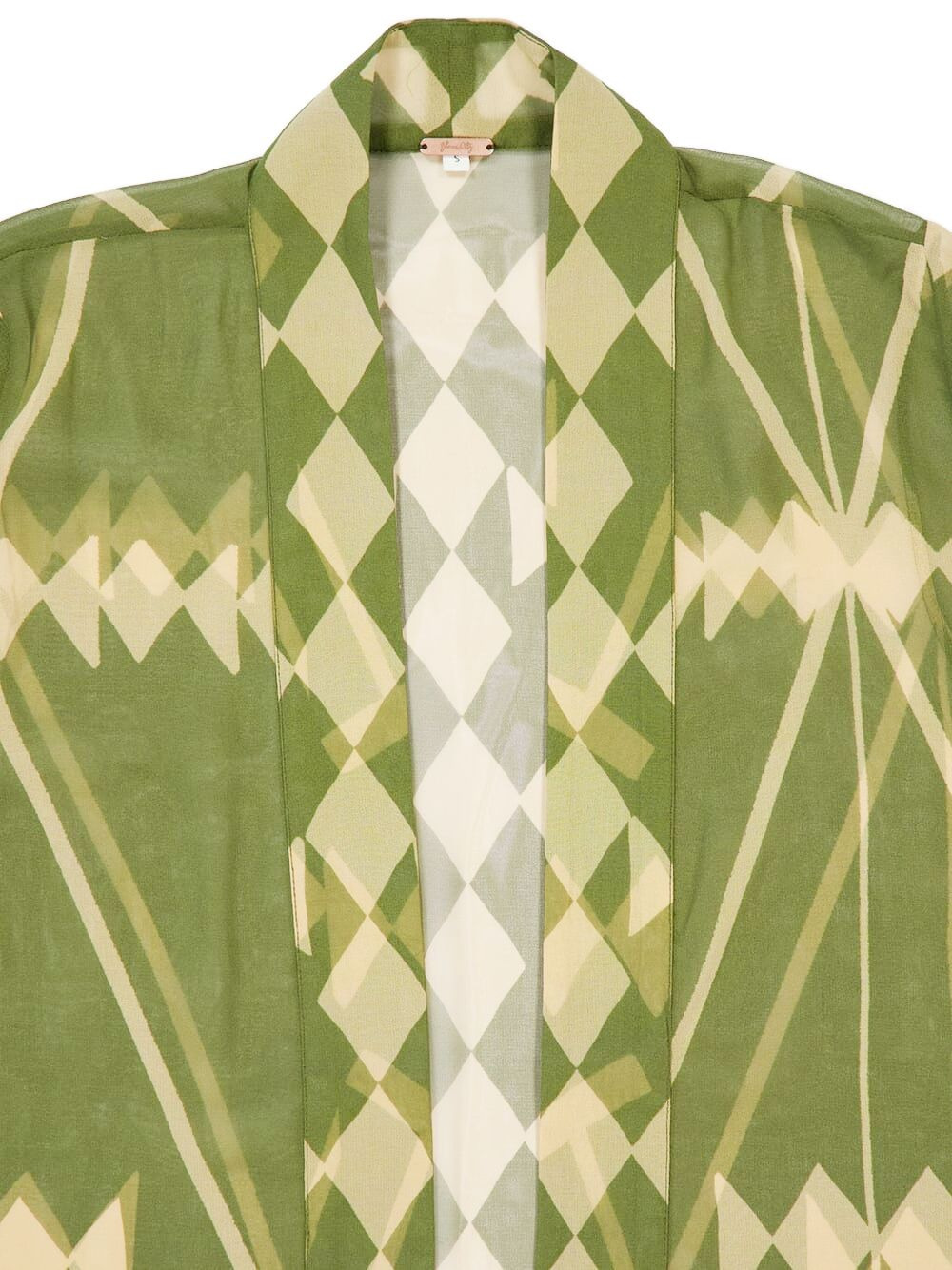 geometric-print wrap maxi dress - 3