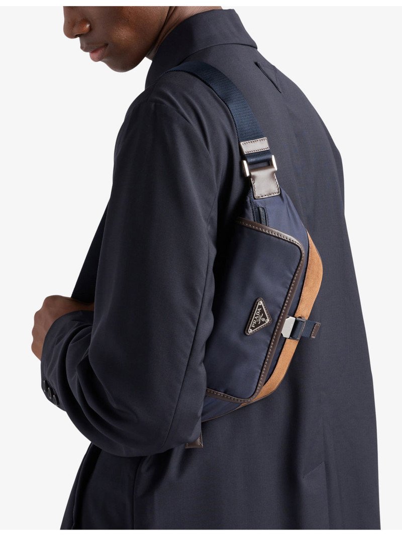 Prada Re Nylon Logo-Embellished Re Nylon And Leather Cross-Body Bag outlook