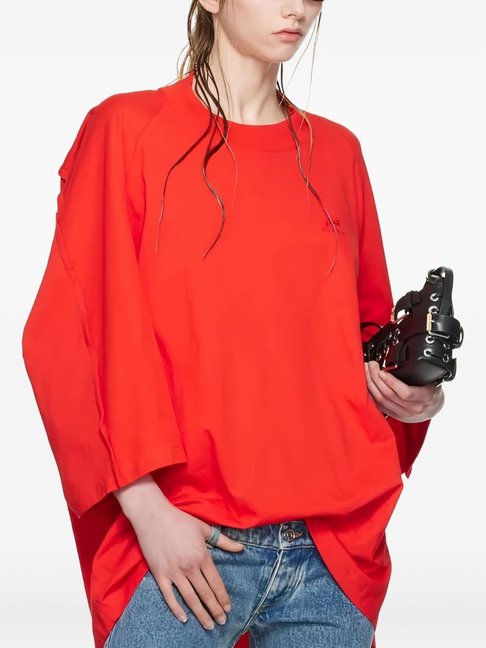 logo-embroidered T-shirt - 2