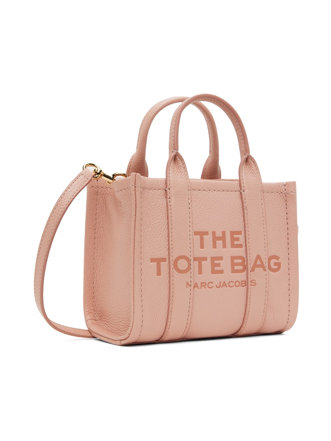 Pink 'The Leather Mini Tote Bag' Tote - 2