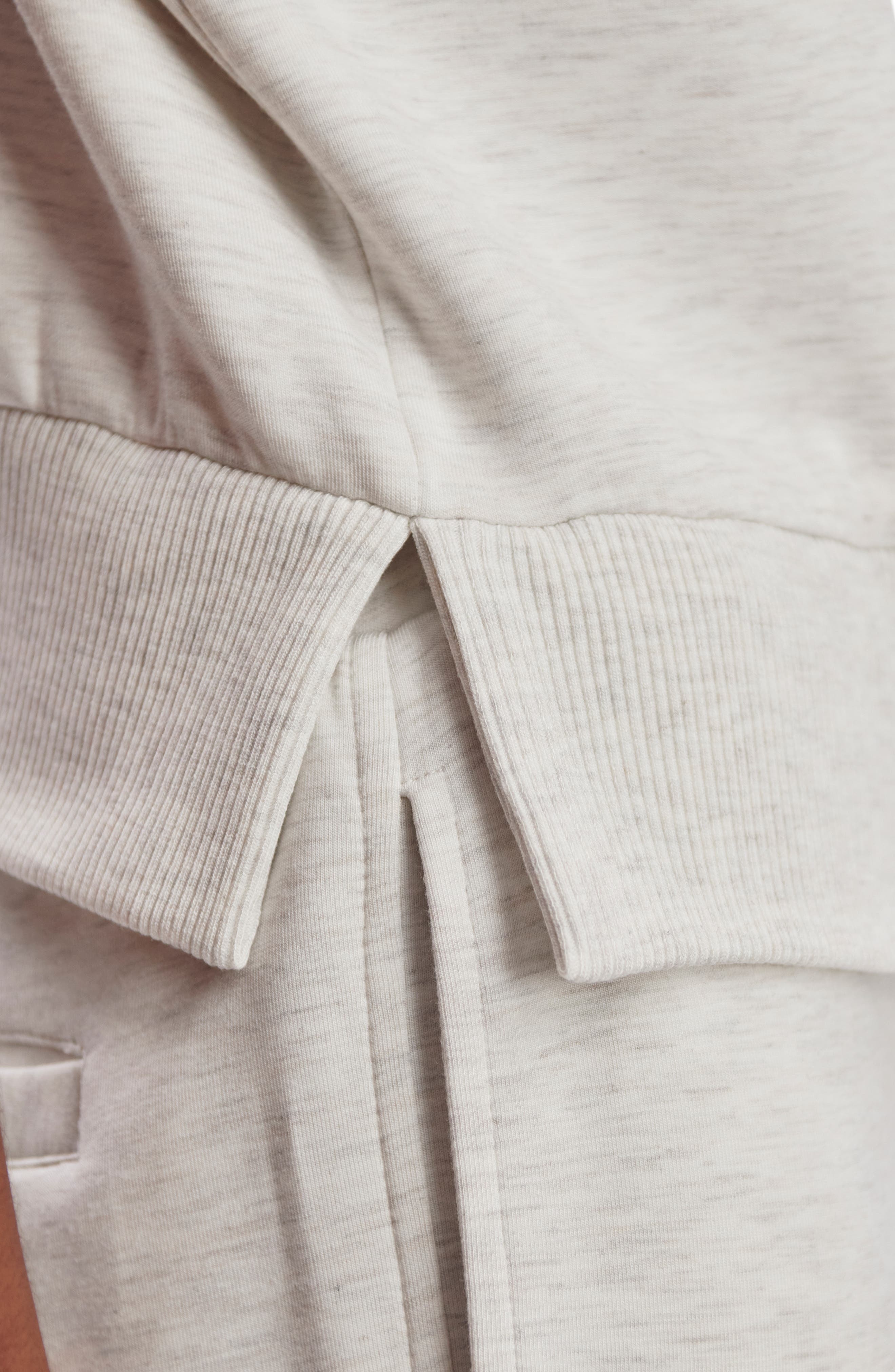 Varley Kelly Half Zip Sweatshirt in Ivory Marl at Nordstrom - 4