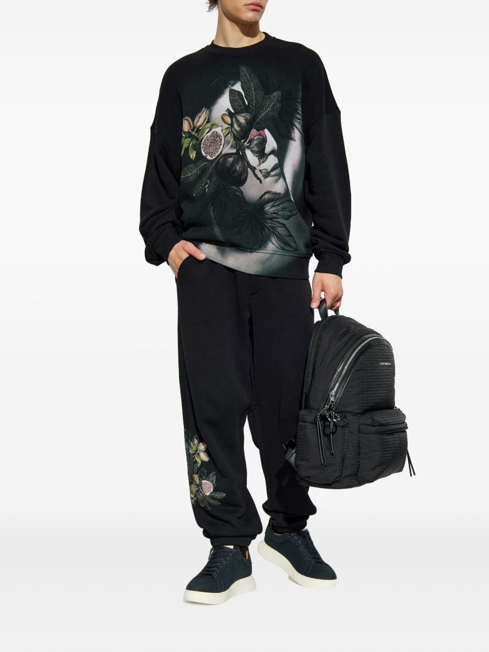floral-print track pants - 2