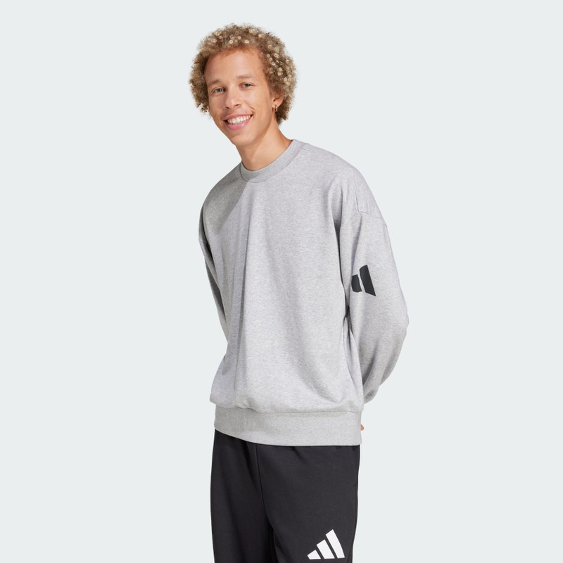 adidas Essentials Loose Fit 3 Bar Logo Sweatshirt outlook