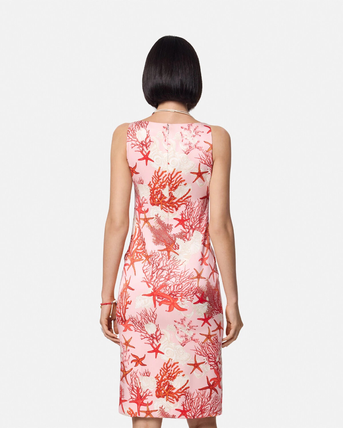 Barocco Sea Silk Slip Mini Dress - 5