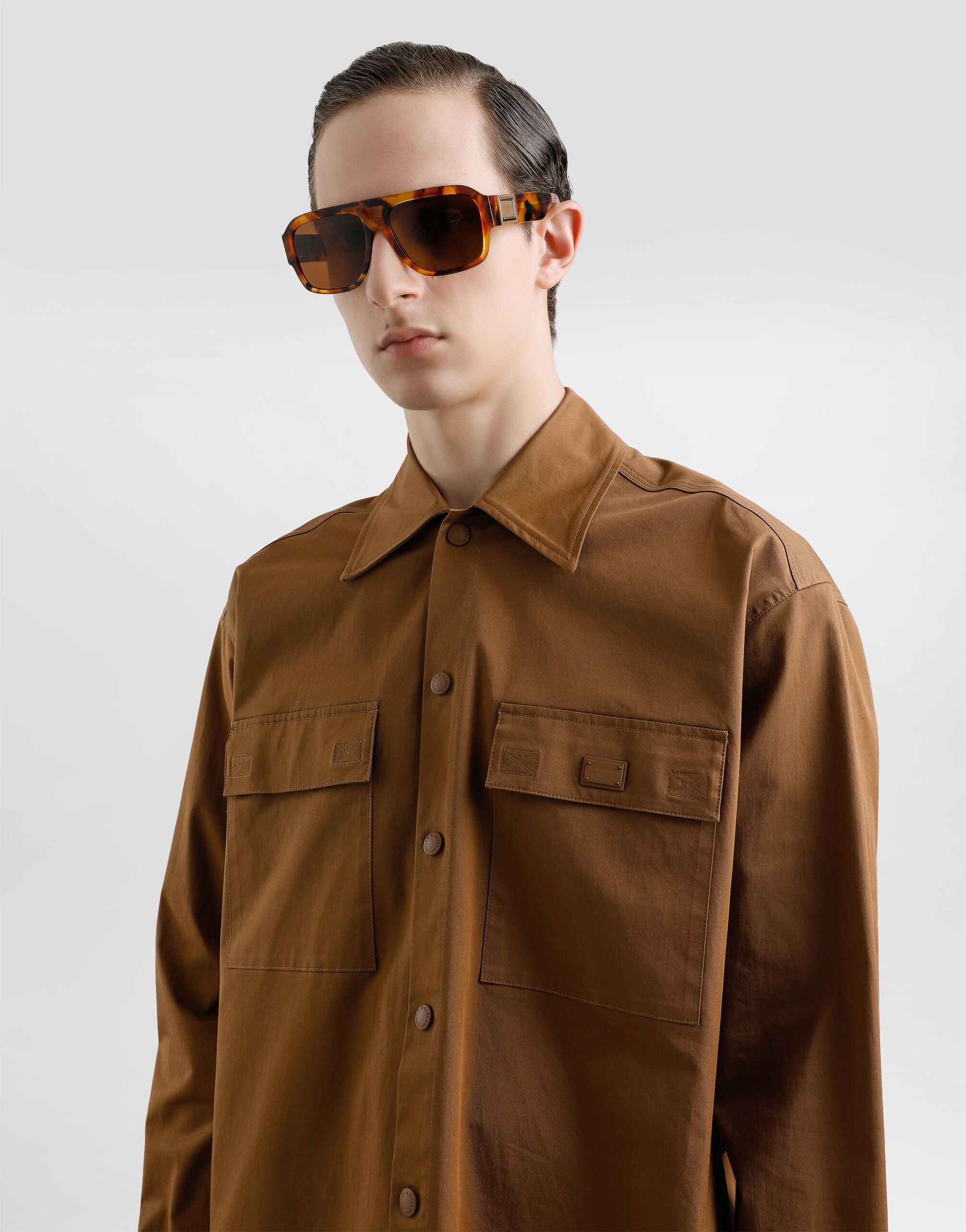 Cotton shirt with tag - 4