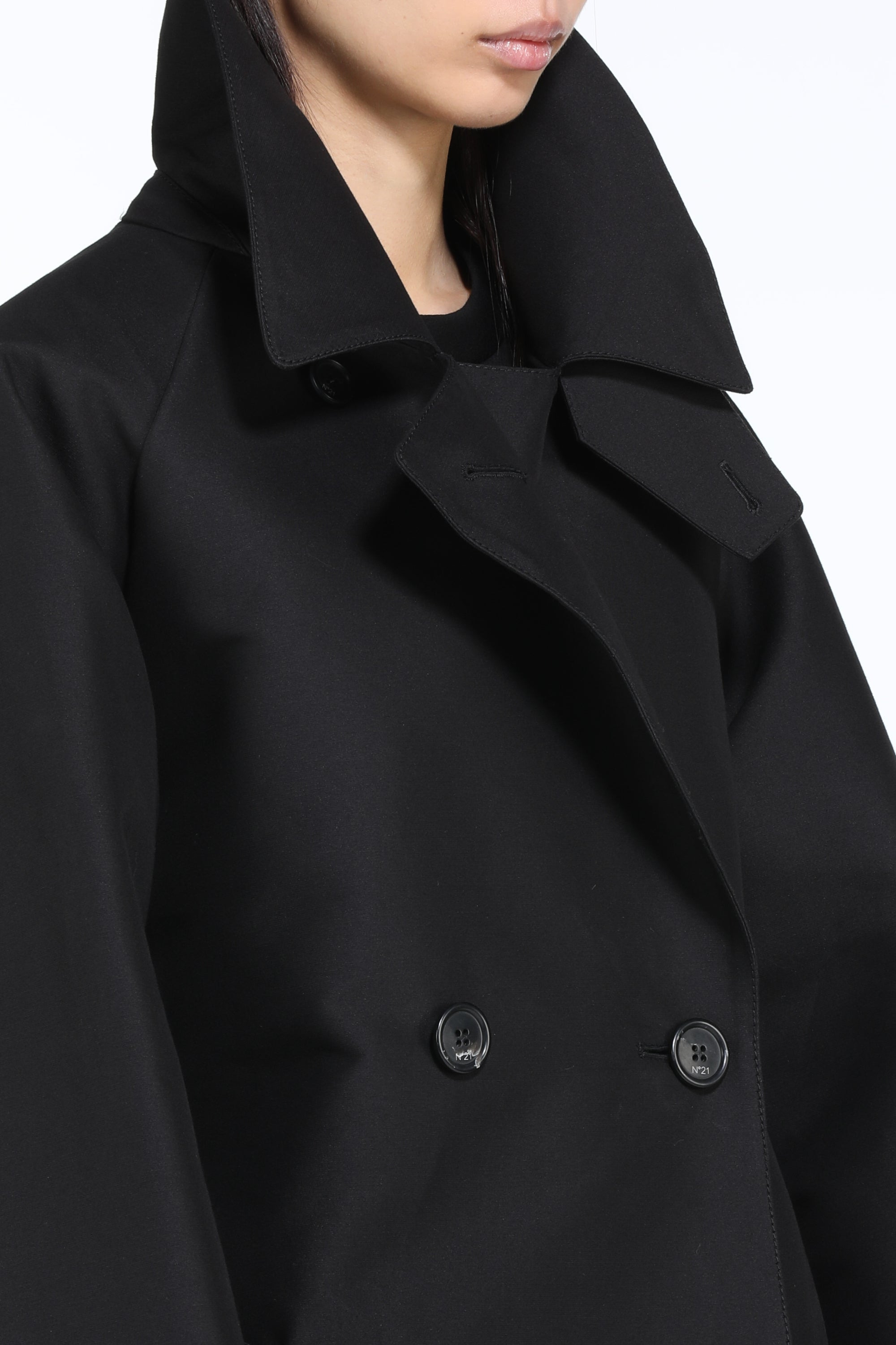DOUBLE-BREASTED TRENCH JACKET - 5