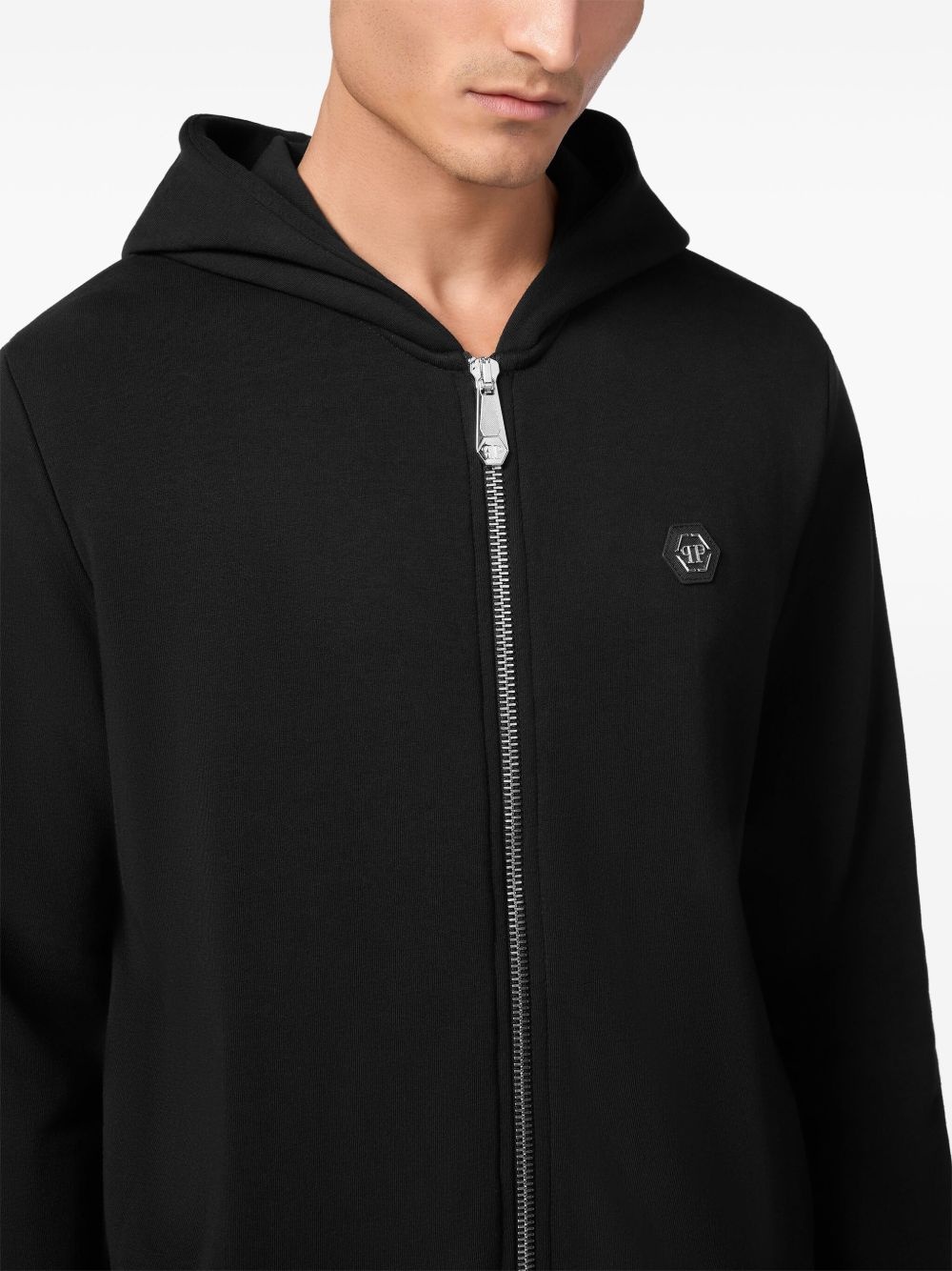 crystal-embellished hoodie - 5