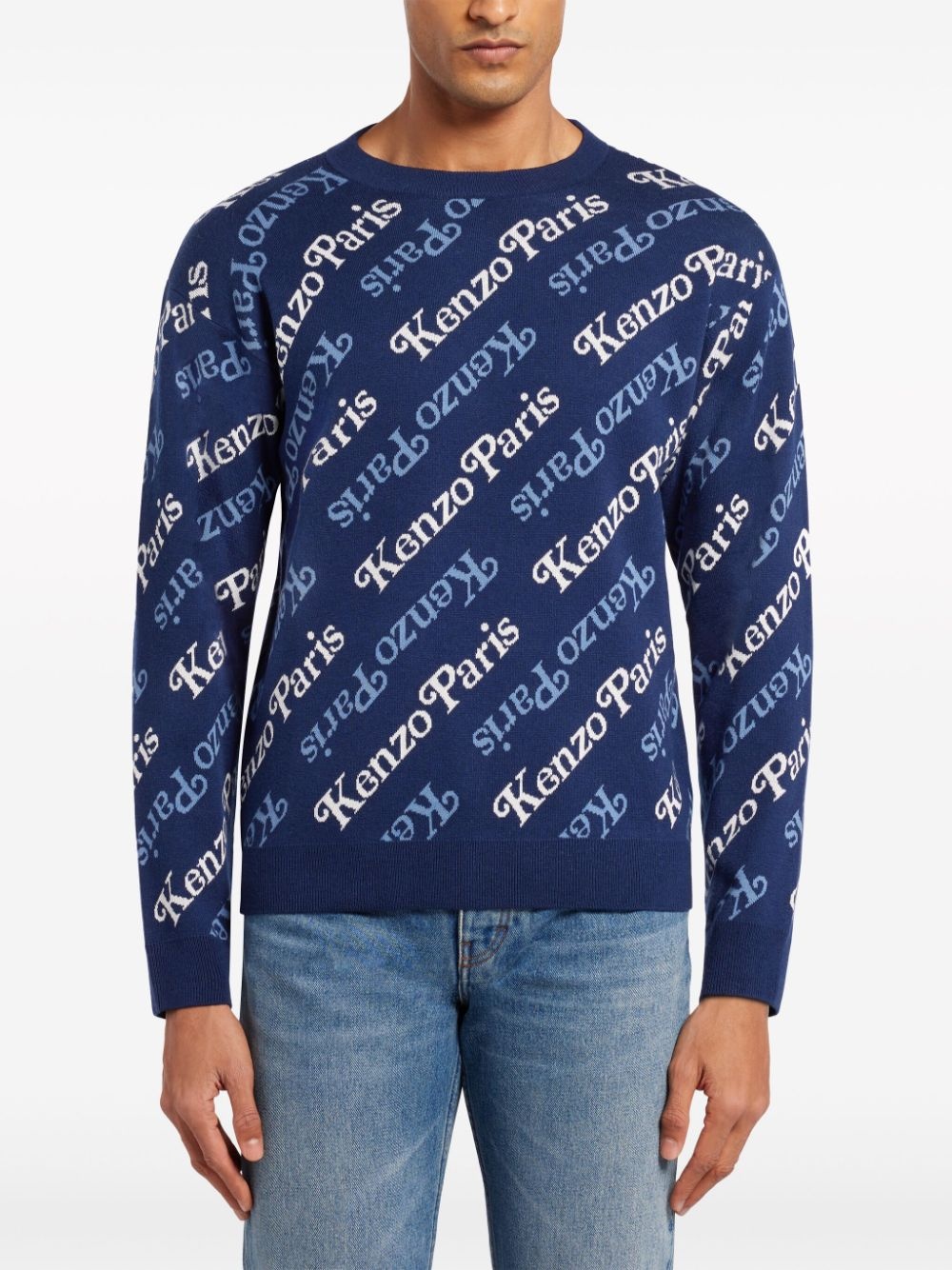 all-over monogram jumper - 3