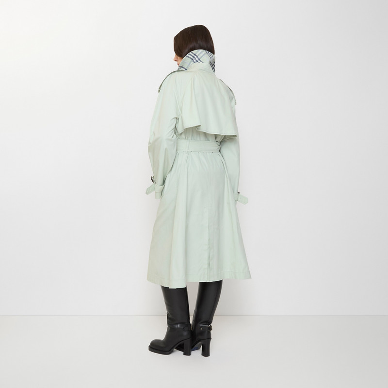 Long Cotton Canvas Fitzrovia Trench Coat 5