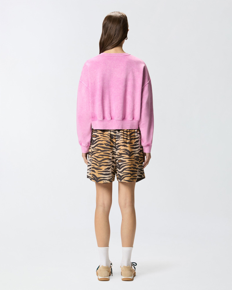 CROPPED SWEATSHIRT WITH BRANDED LABEL 6