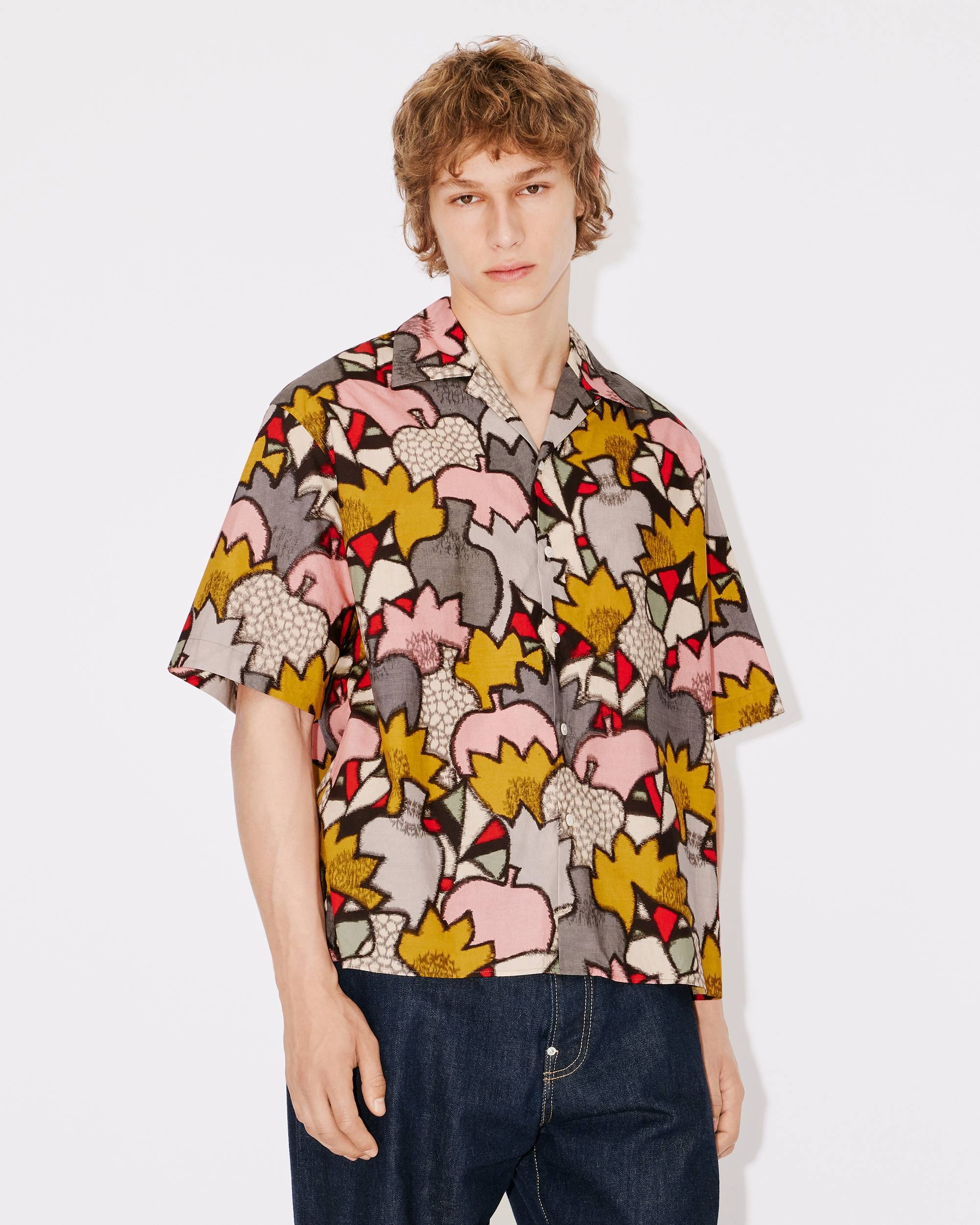 'KENZO Kimono Camo' Hawaiian shirt - 3