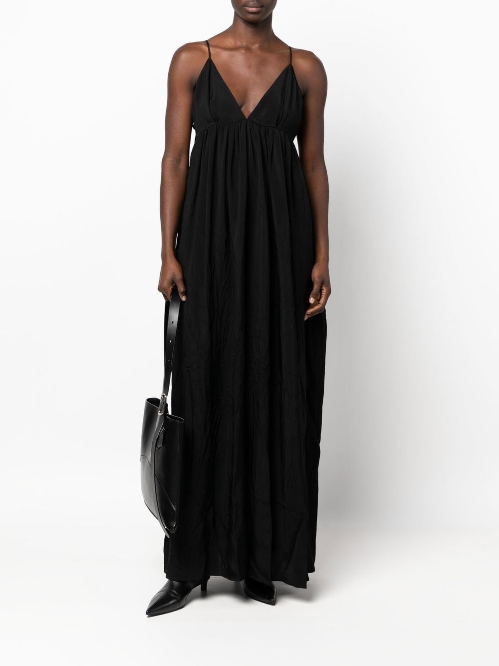 V-neck empire-line maxi dress - 2