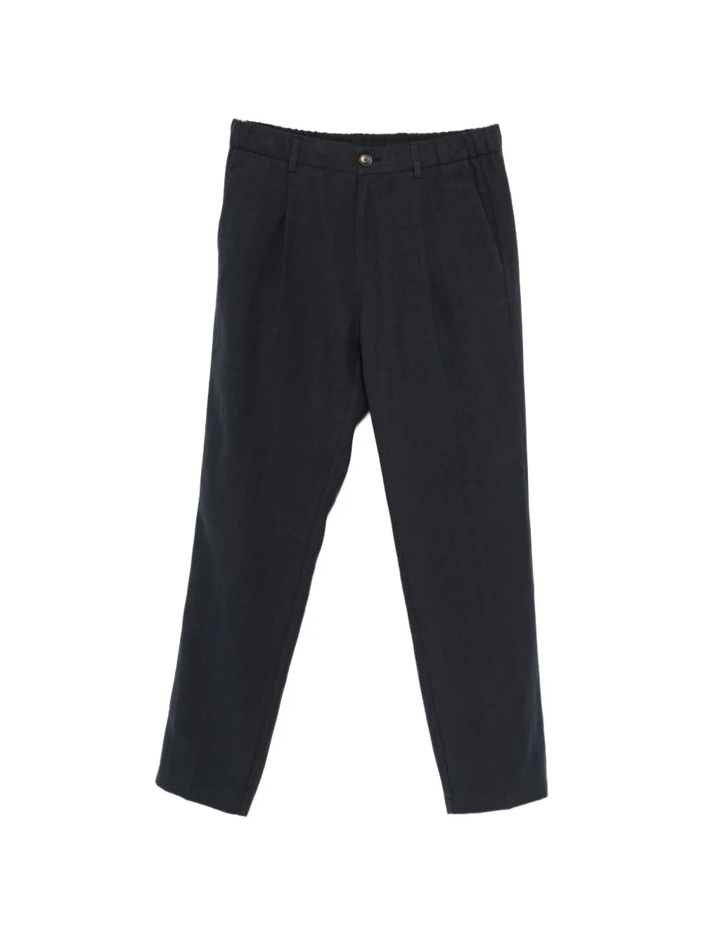 button pleated trousers - 1
