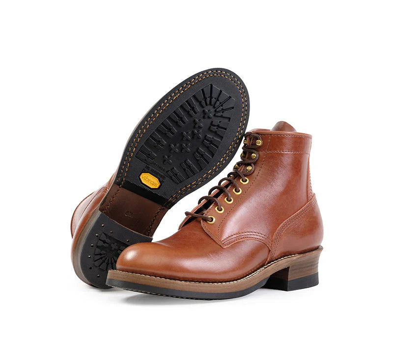 LK-032 Steel Gang Boot Shinki Hikaku Horsebutt Camel - 3