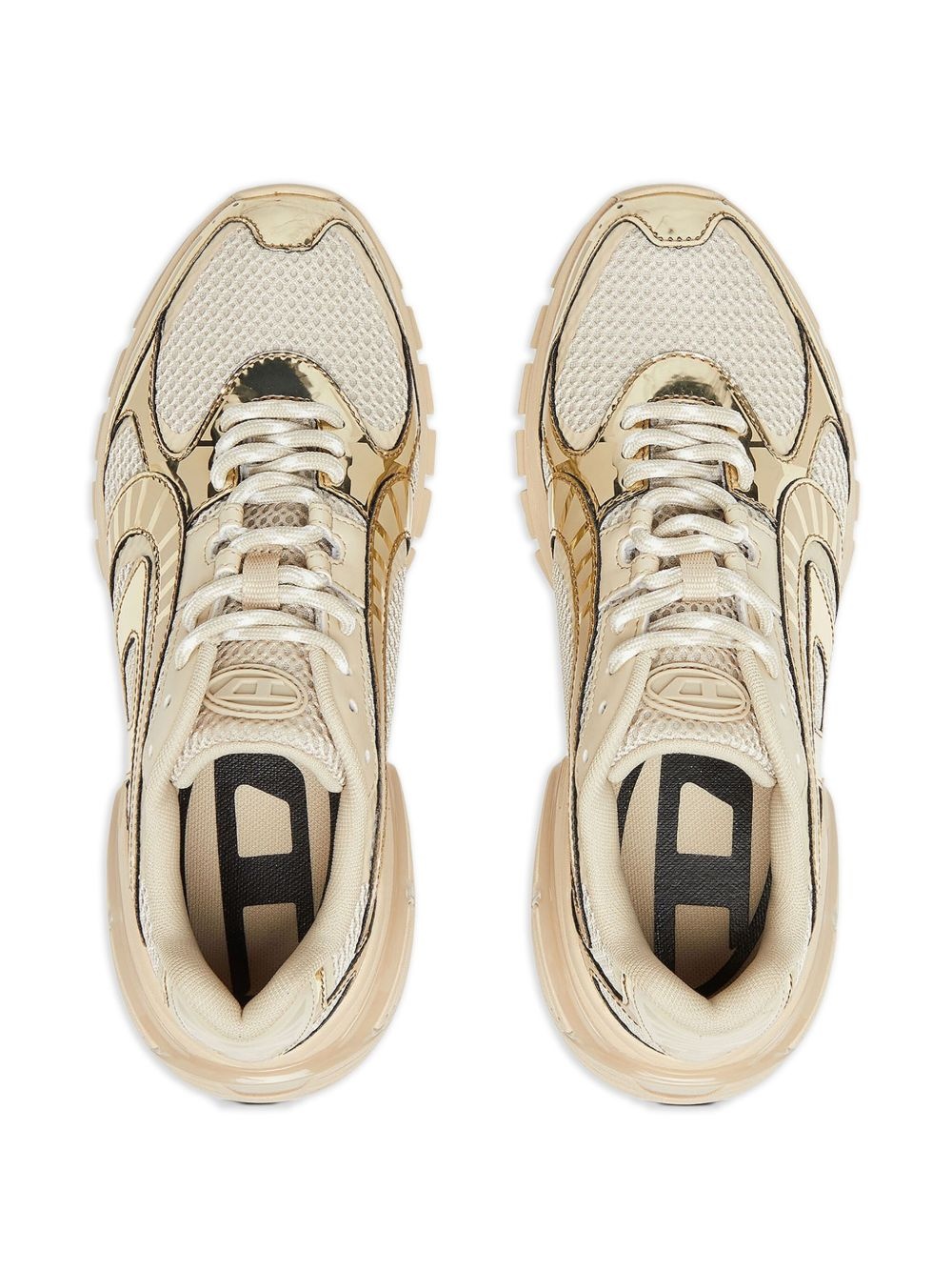 panelled sneakers - 6