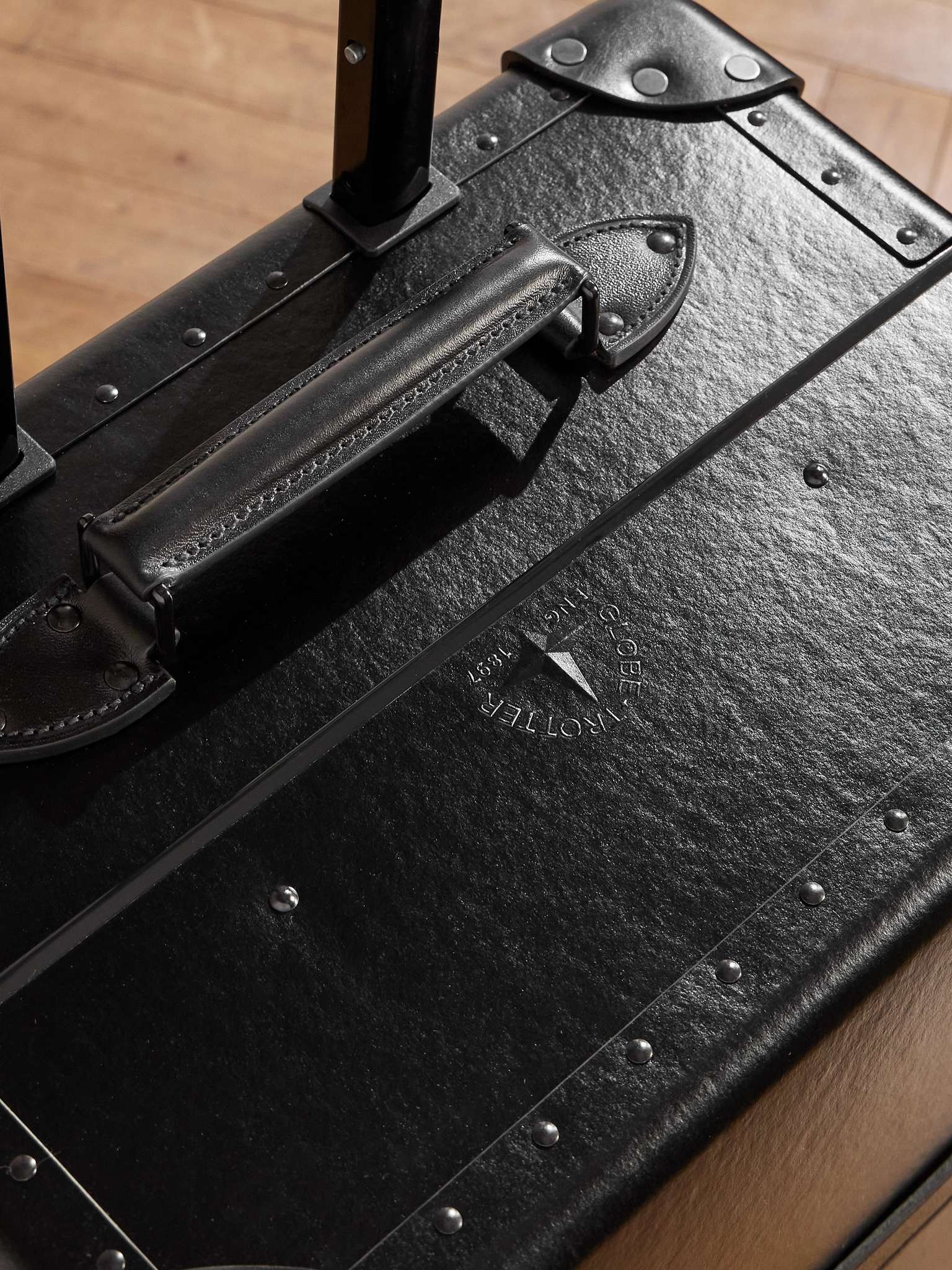 Centenary Leather-Trimmed Vulcanised Fibreboard Check-In Suitcase - 4