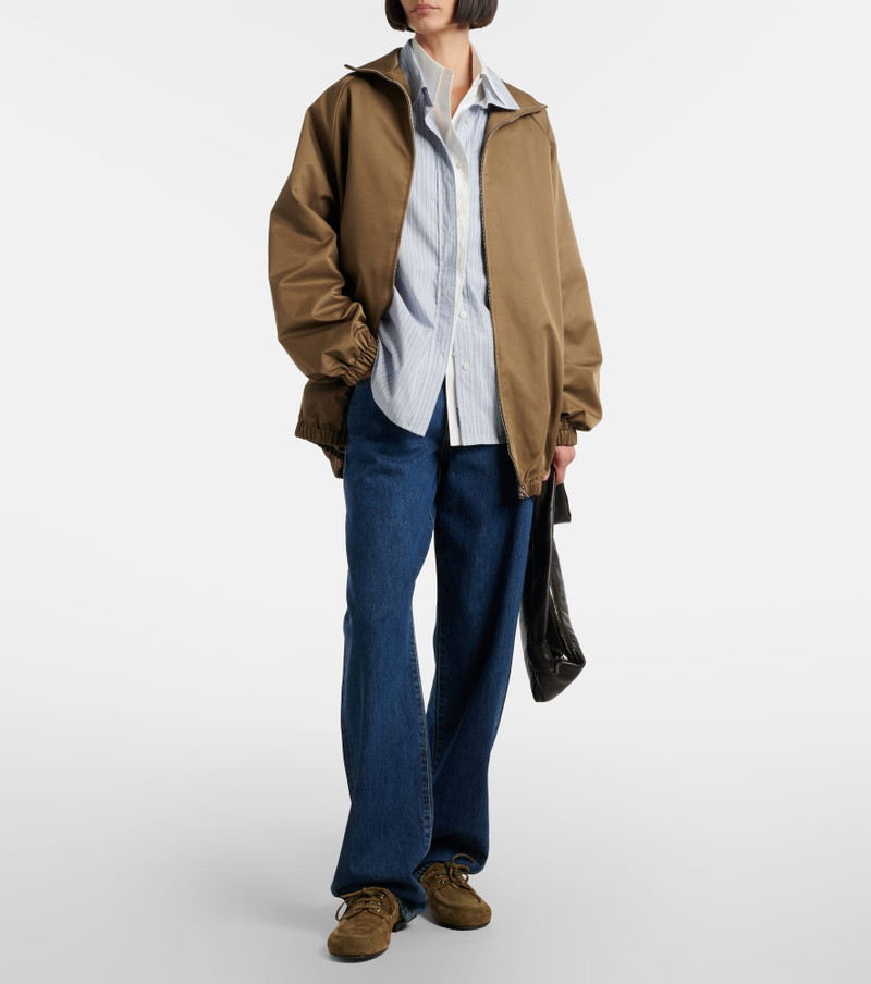 SLVRLAKE Tess Long low-rise barrel-leg jeans outlook