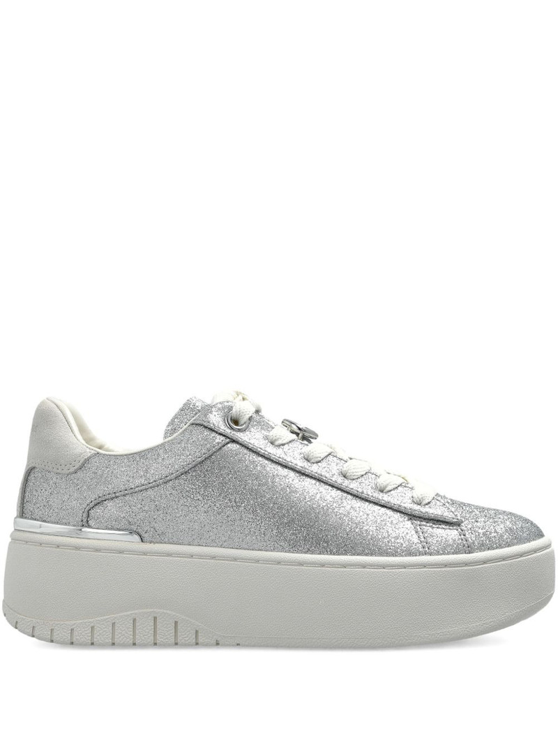 logo-detail glitter-embellishment sneakers 1
