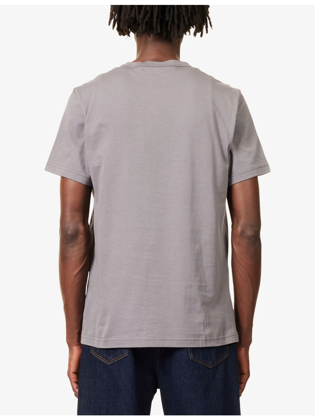 Brand-Patch Crewneck Cotton-Jersey T-Shirt - 4