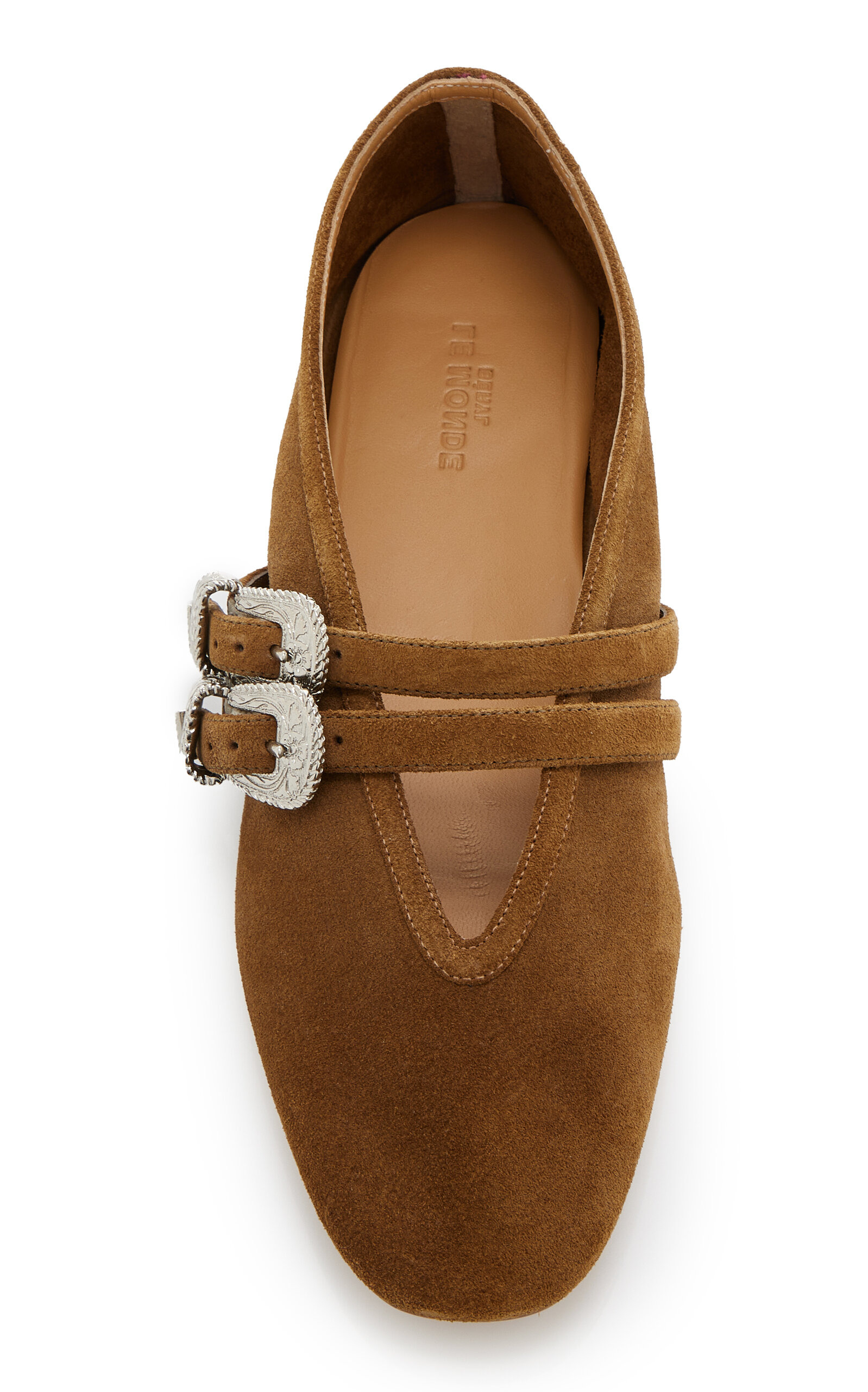 Claudia Suede Ballet Flats tan - 3