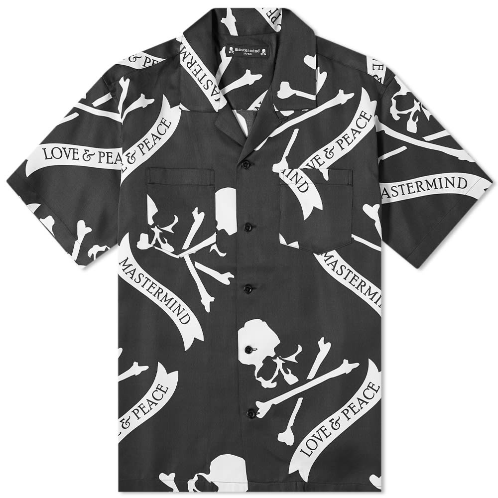 MASTERMIND WORLD Silk Skull Vacation Shirt - 1