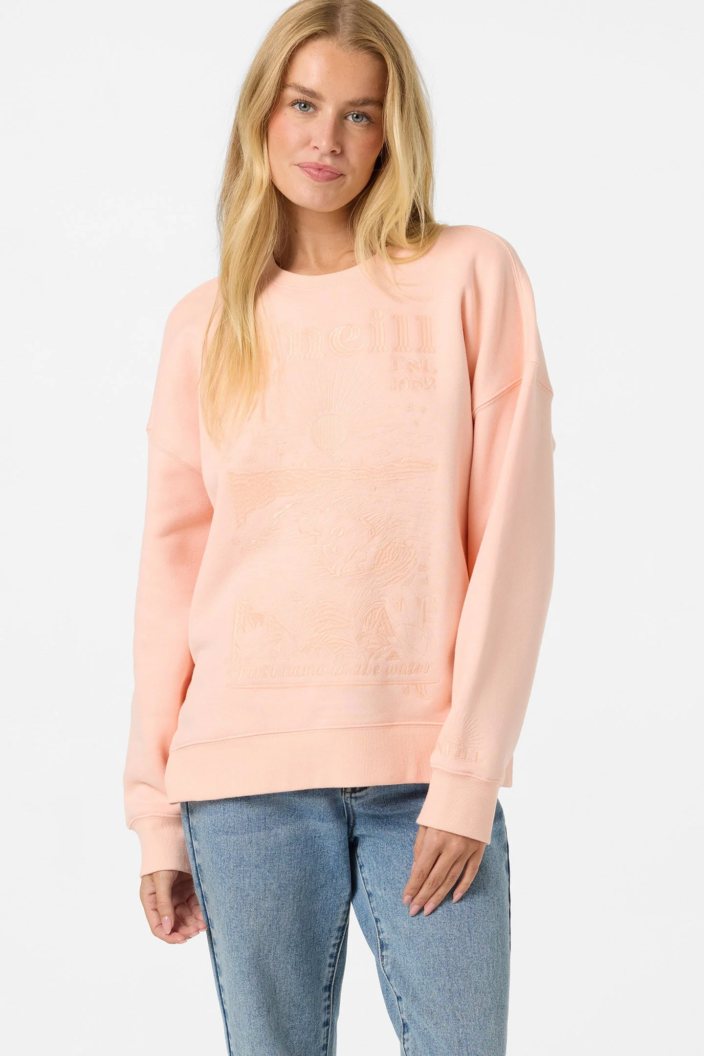 Chore Break Oversized Crew Neck Fleece - 1