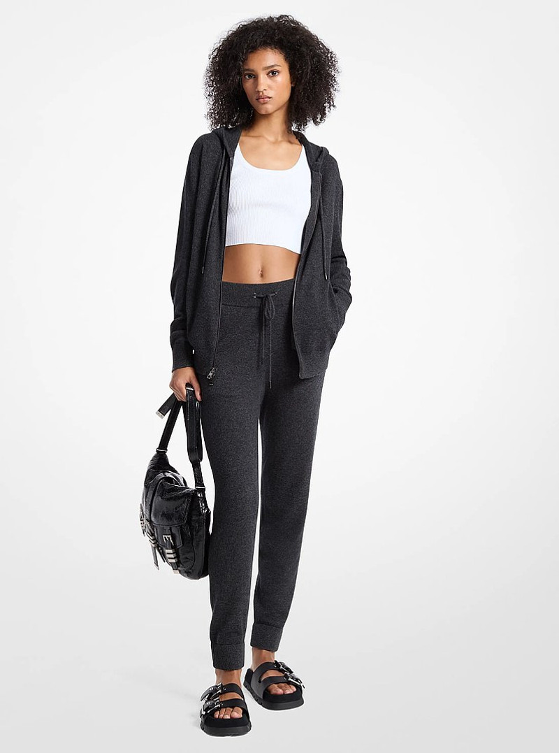 MICHAEL KORS Wool and Cashmere Blend Joggers outlook
