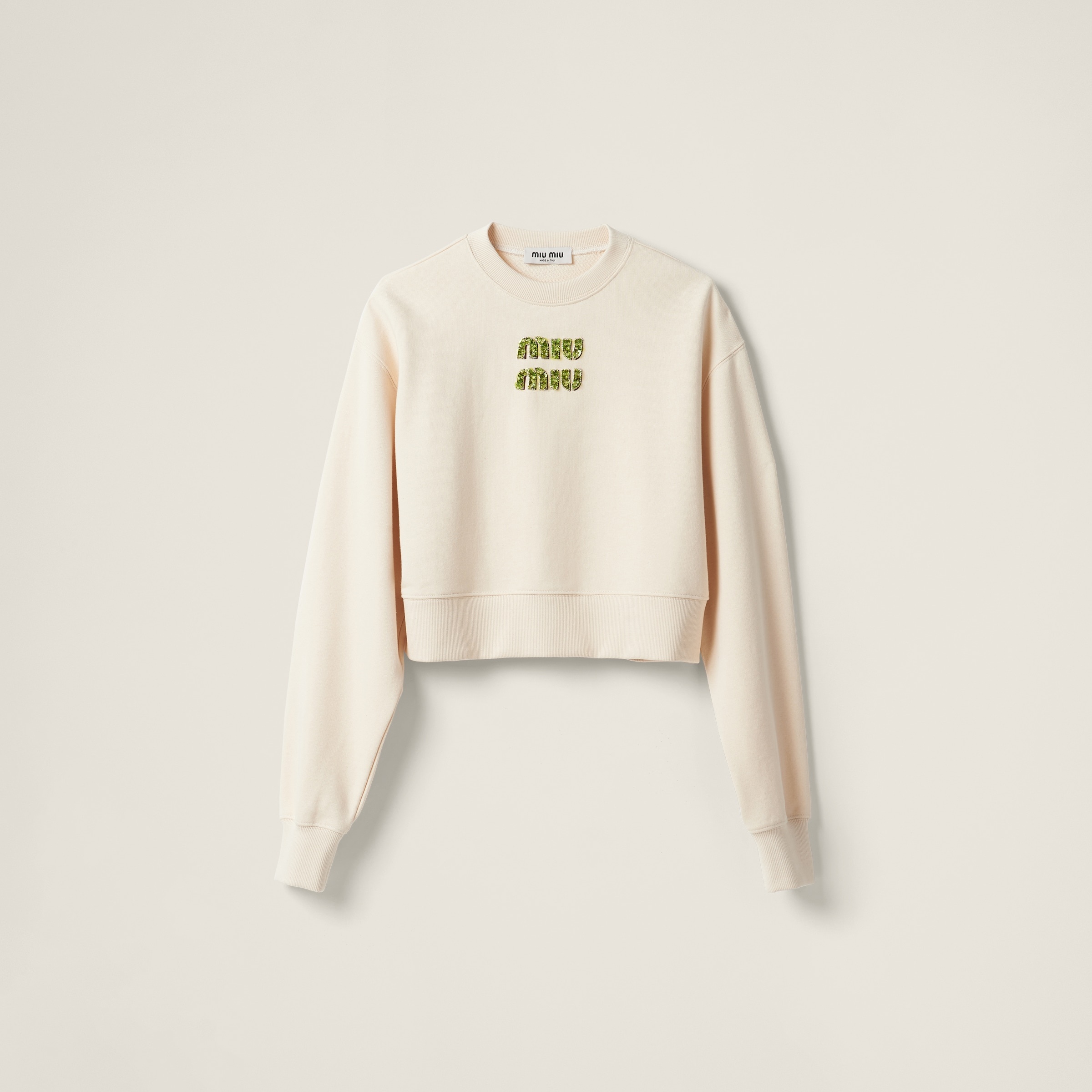 Sweatshirt with embroidered logo - 1