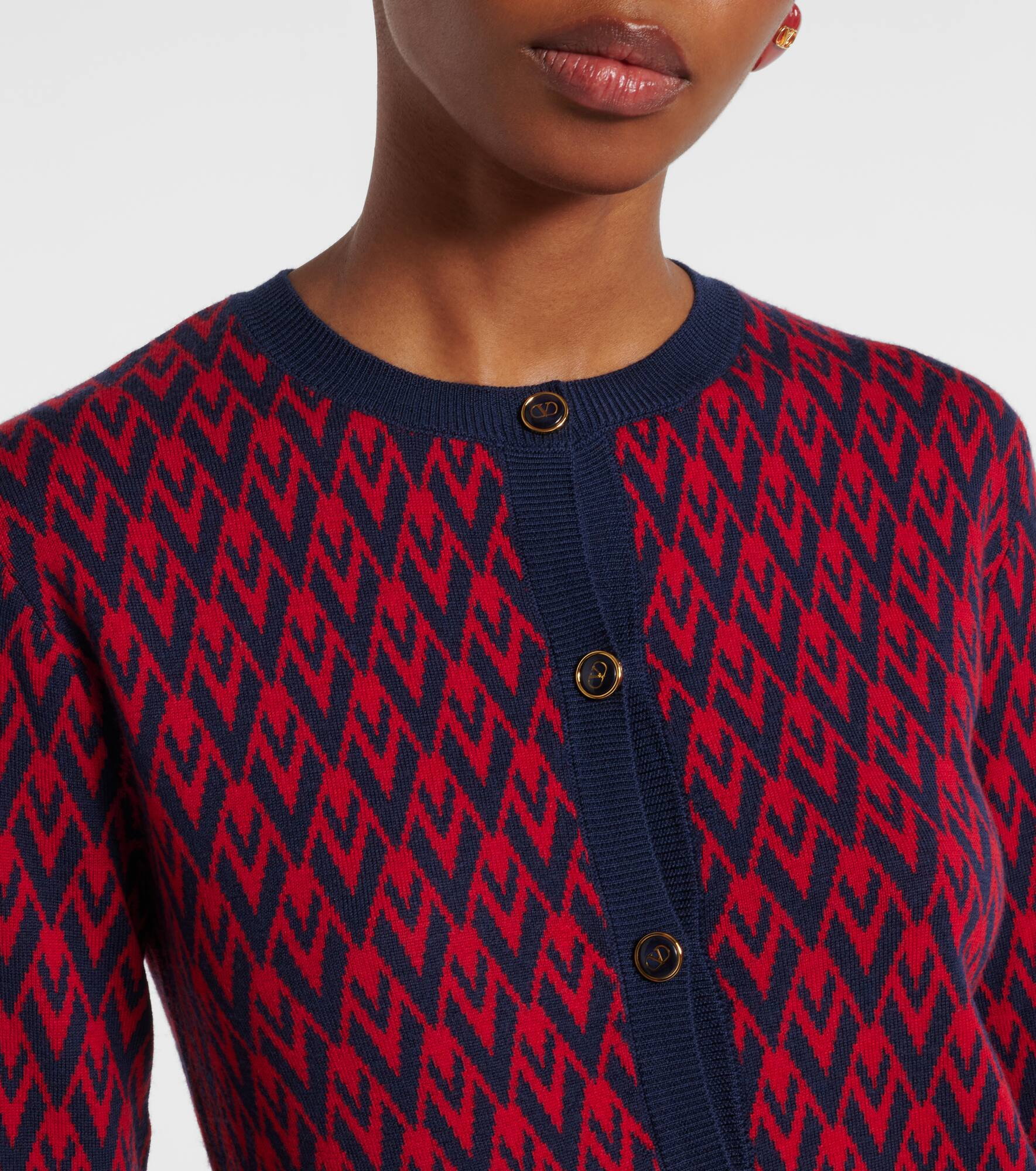 Virgin wool cardigan - 4