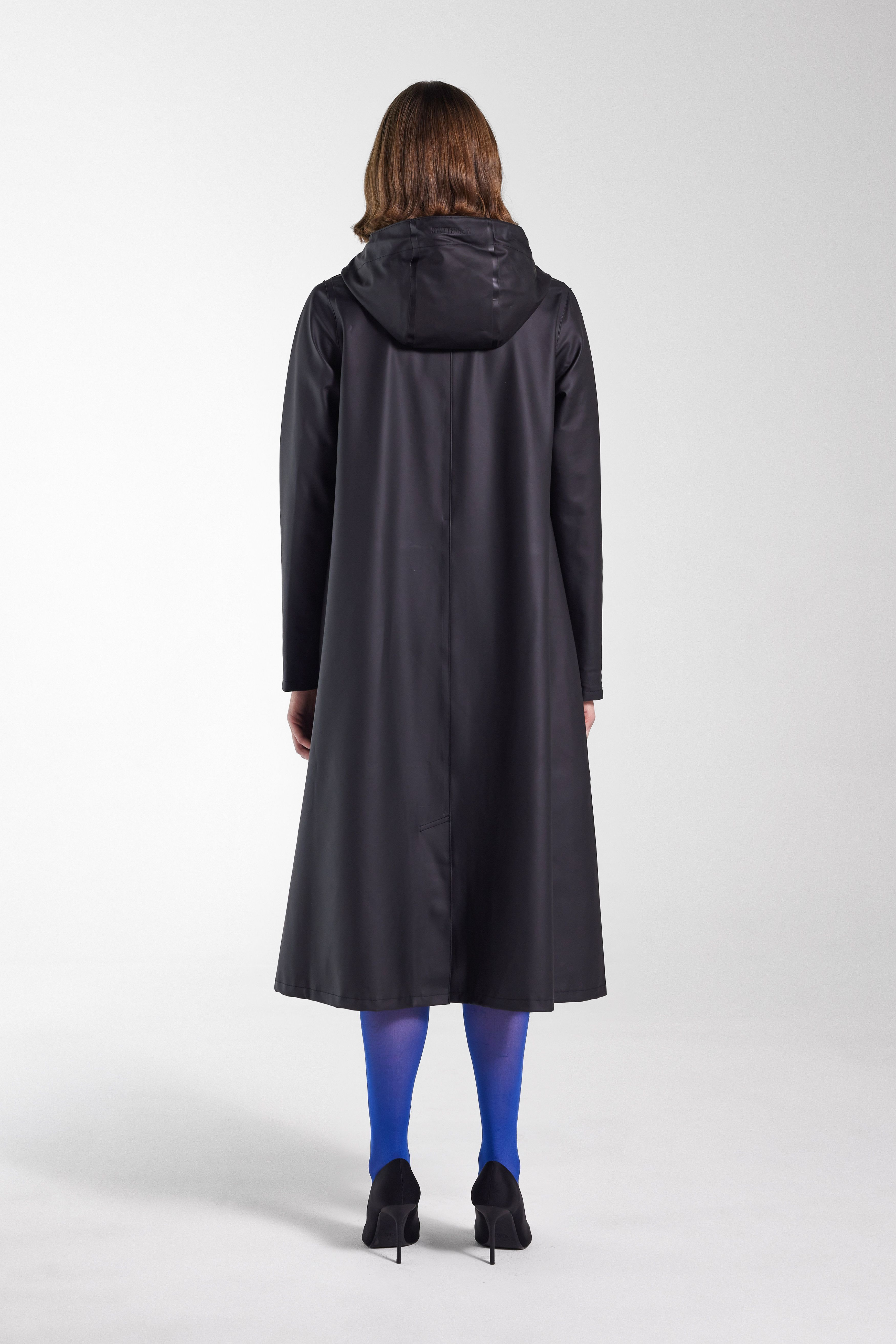 Mosebacke Long Raincoat Black - 5