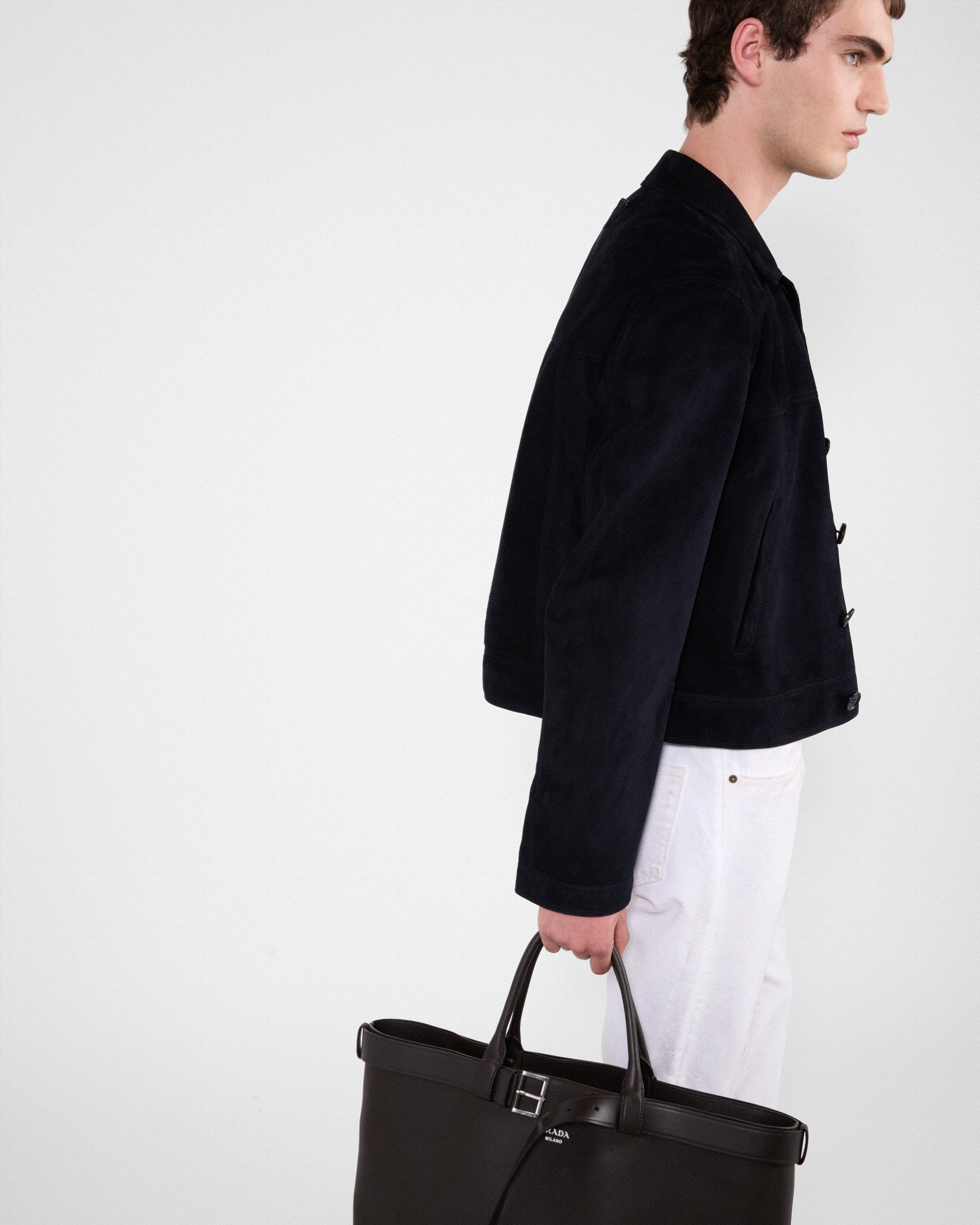 Suede blouson jacket - 6