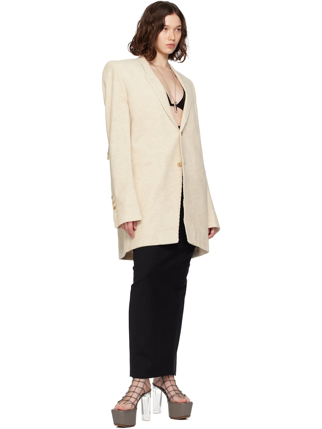 Off-White Concordians Dirt Tailored LS Blazer - 4