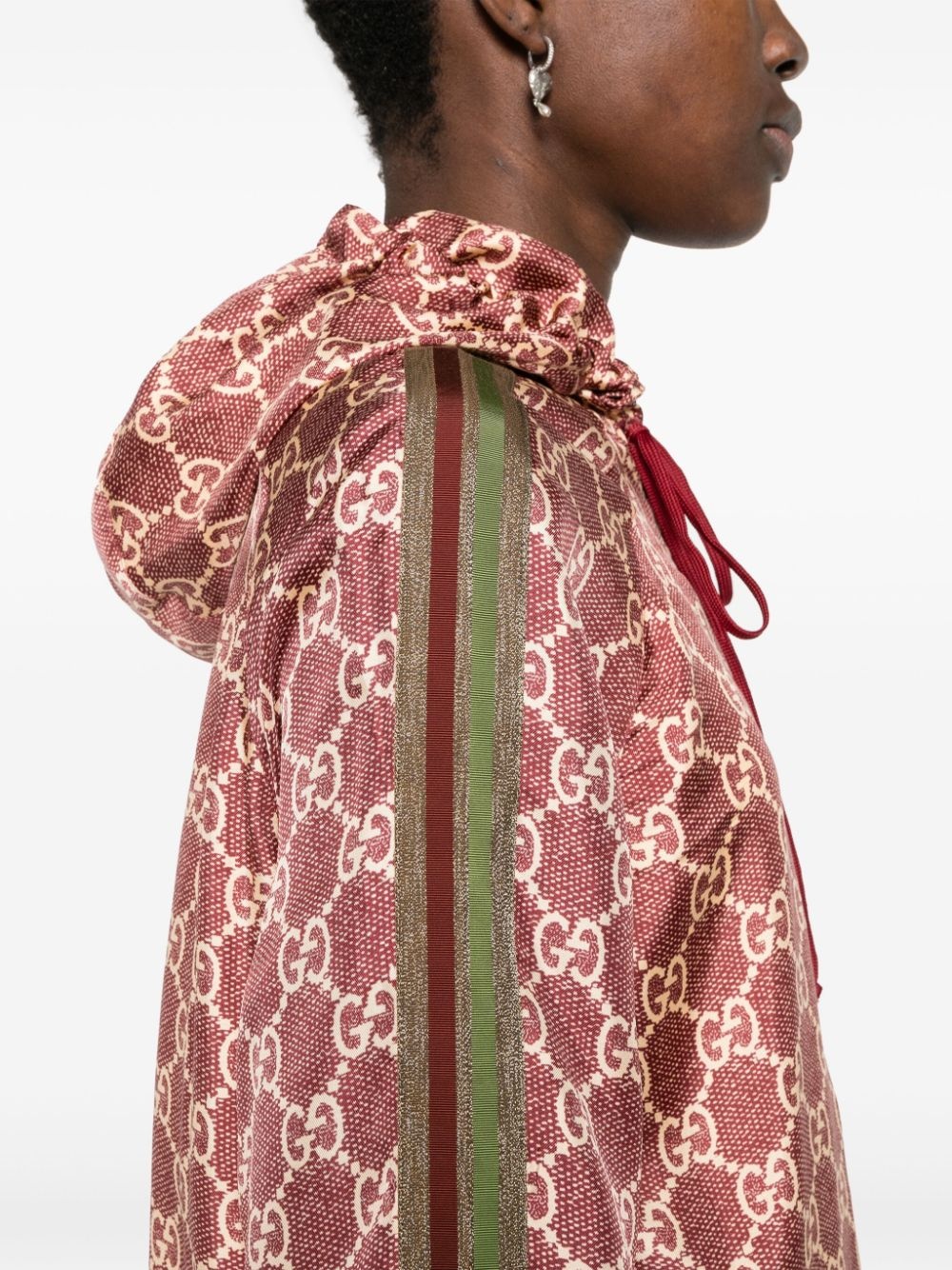 GG Supreme printed silk jacket - 5
