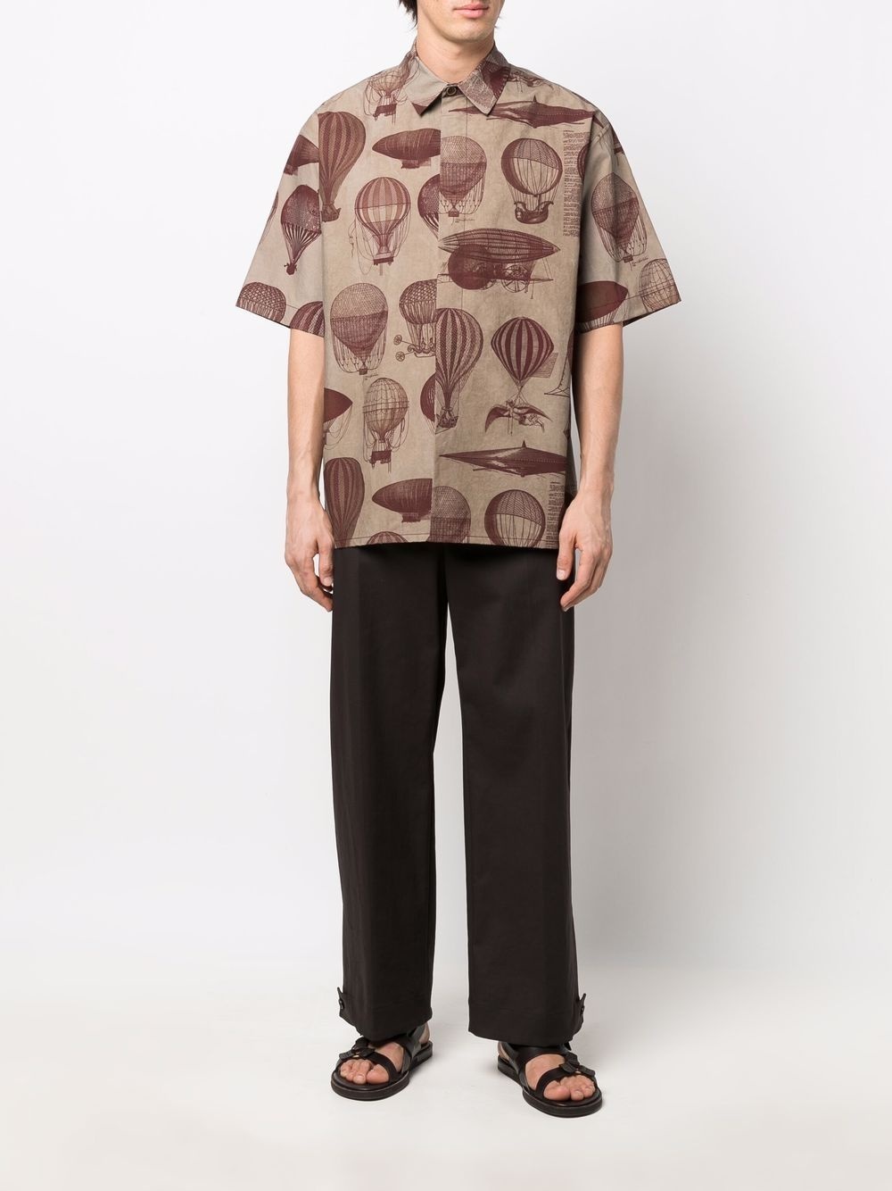 graphic-print short-sleeved shirt - 2