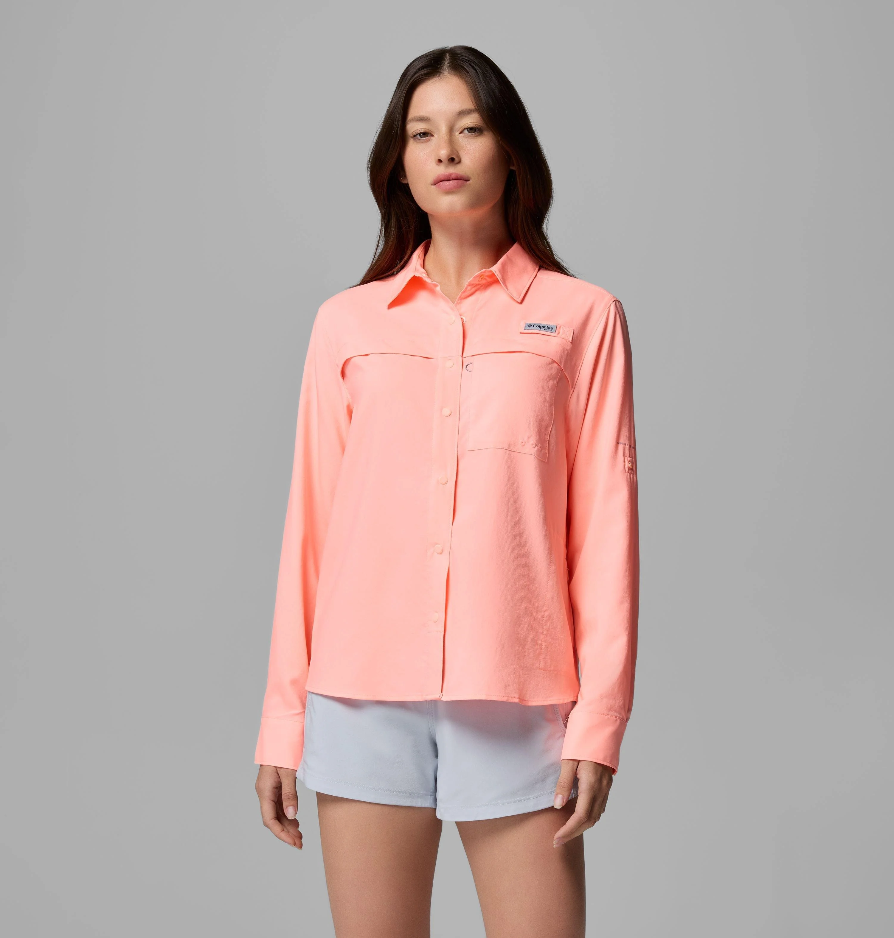 Women's PFG Castback Woven Long Sleeve Shirt - 1