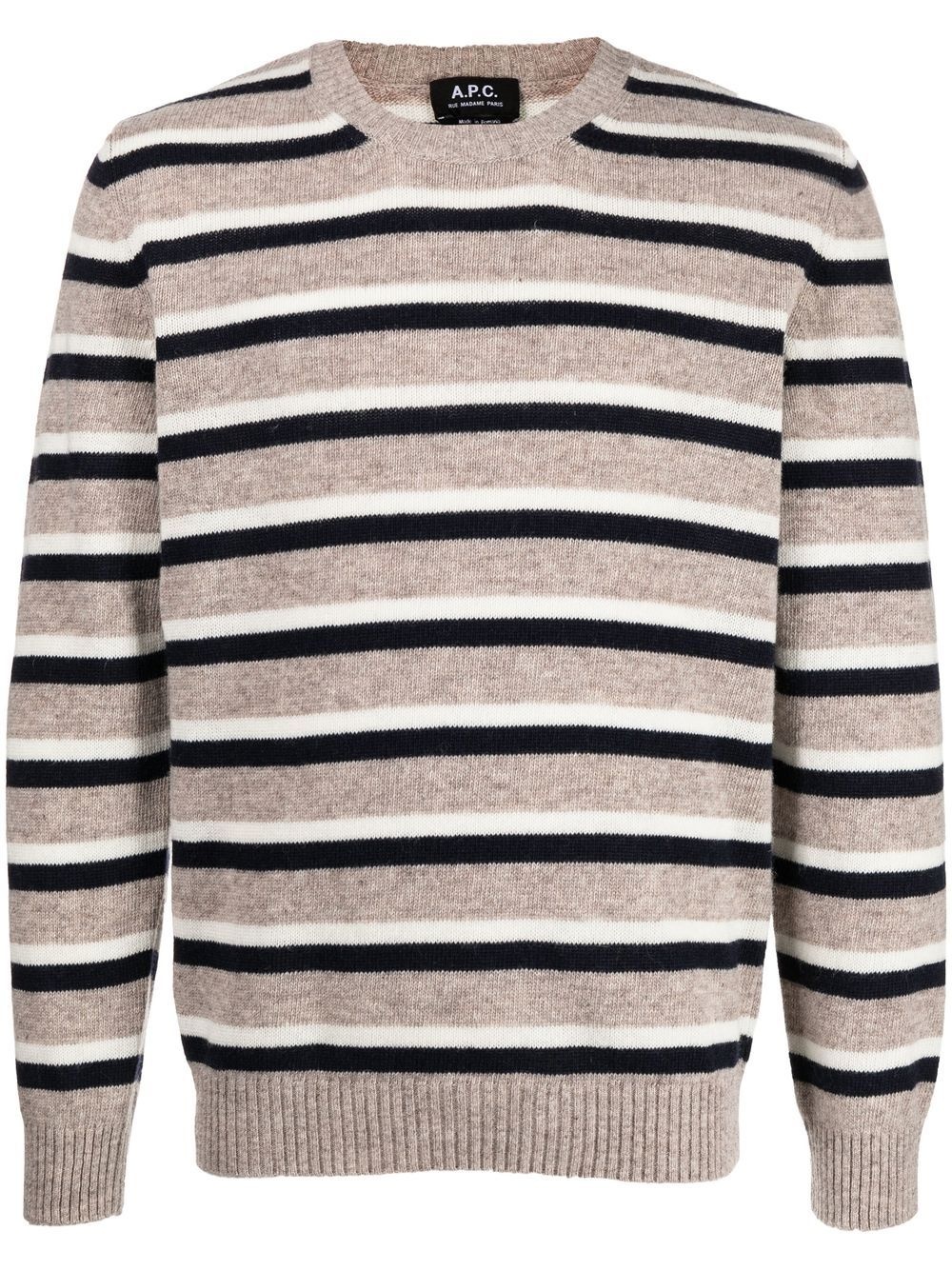 striped-print jumper - 1