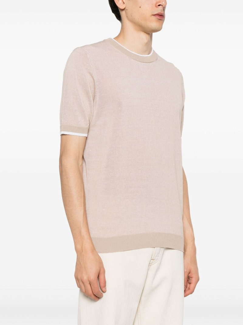mélange-effect T-shirt 3