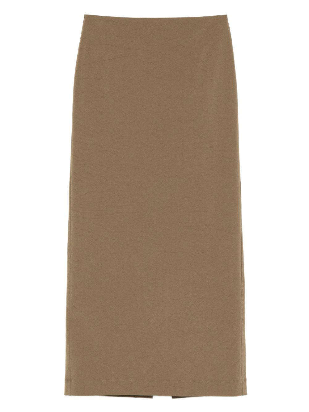 dart-stitching maxi skirt - 1