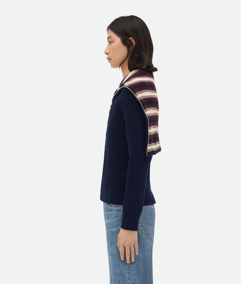 Bottega Veneta Cotton Striped Cardigan outlook