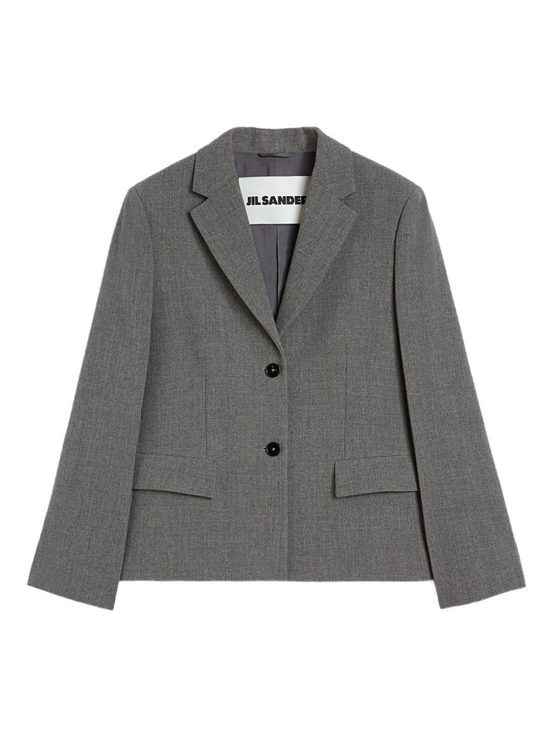 mélange-effect blazer 1