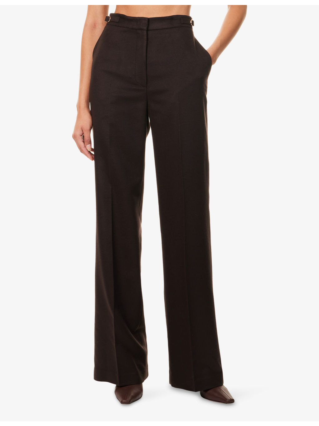 Vesta Straight-Leg Brushed Silk Trousers - 3