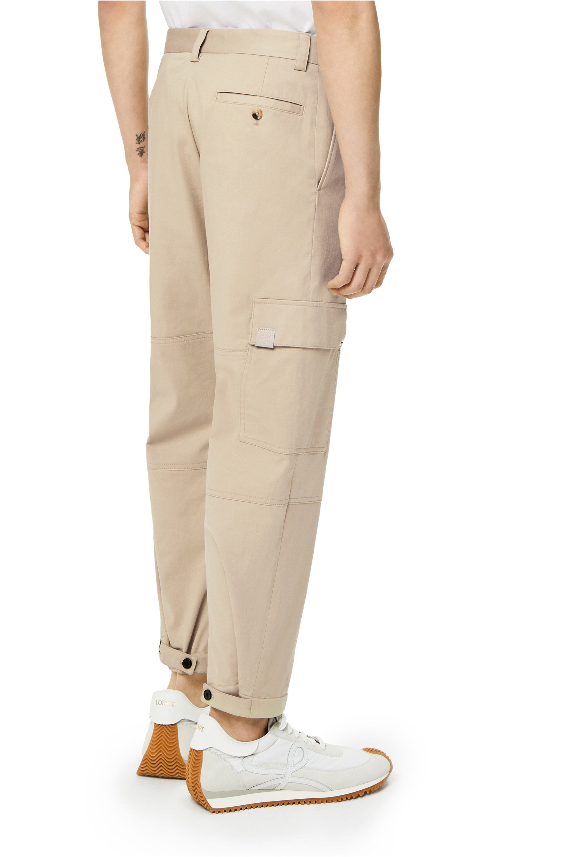 Cargo trousers in cotton - 4