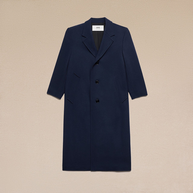 AMI Paris Three Buttons Oversized Coat outlook
